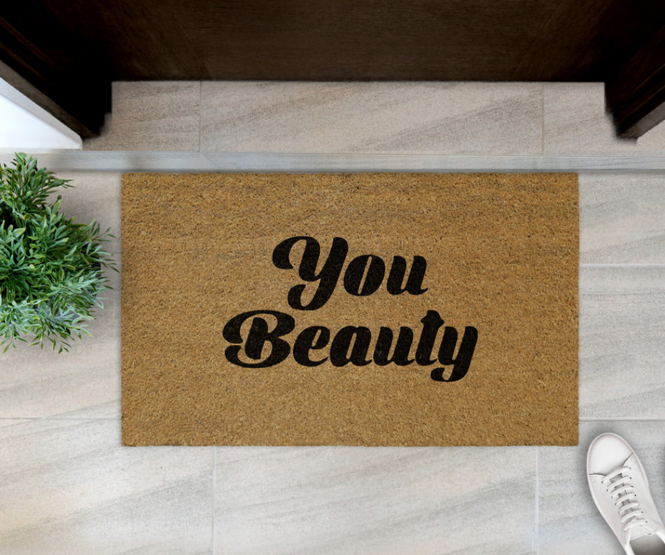 'You Beauty' Aussie Slang Doormat 75x45cm